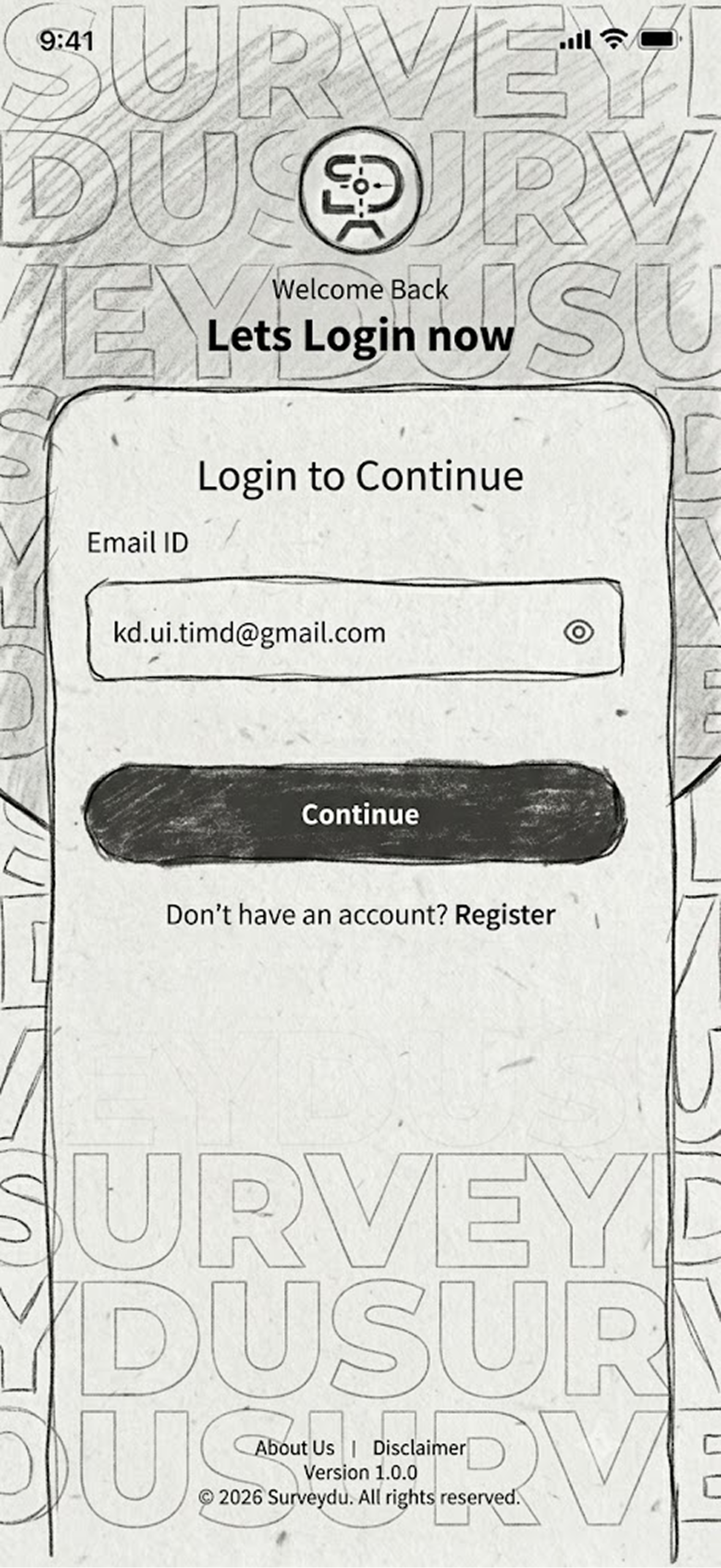 Login Screen