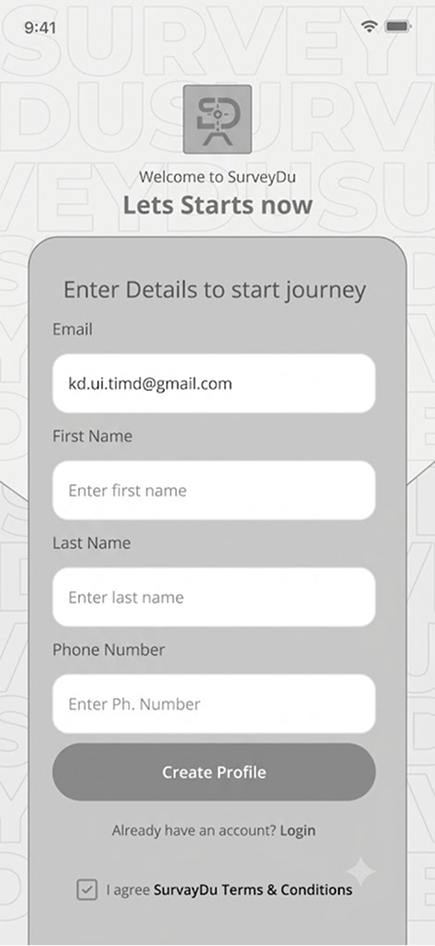 Register Screen