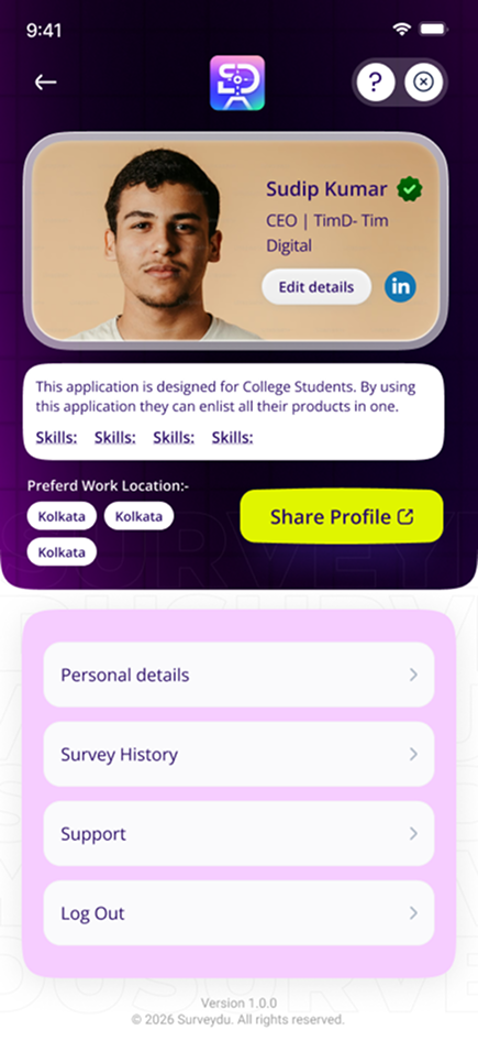 Profile Screen