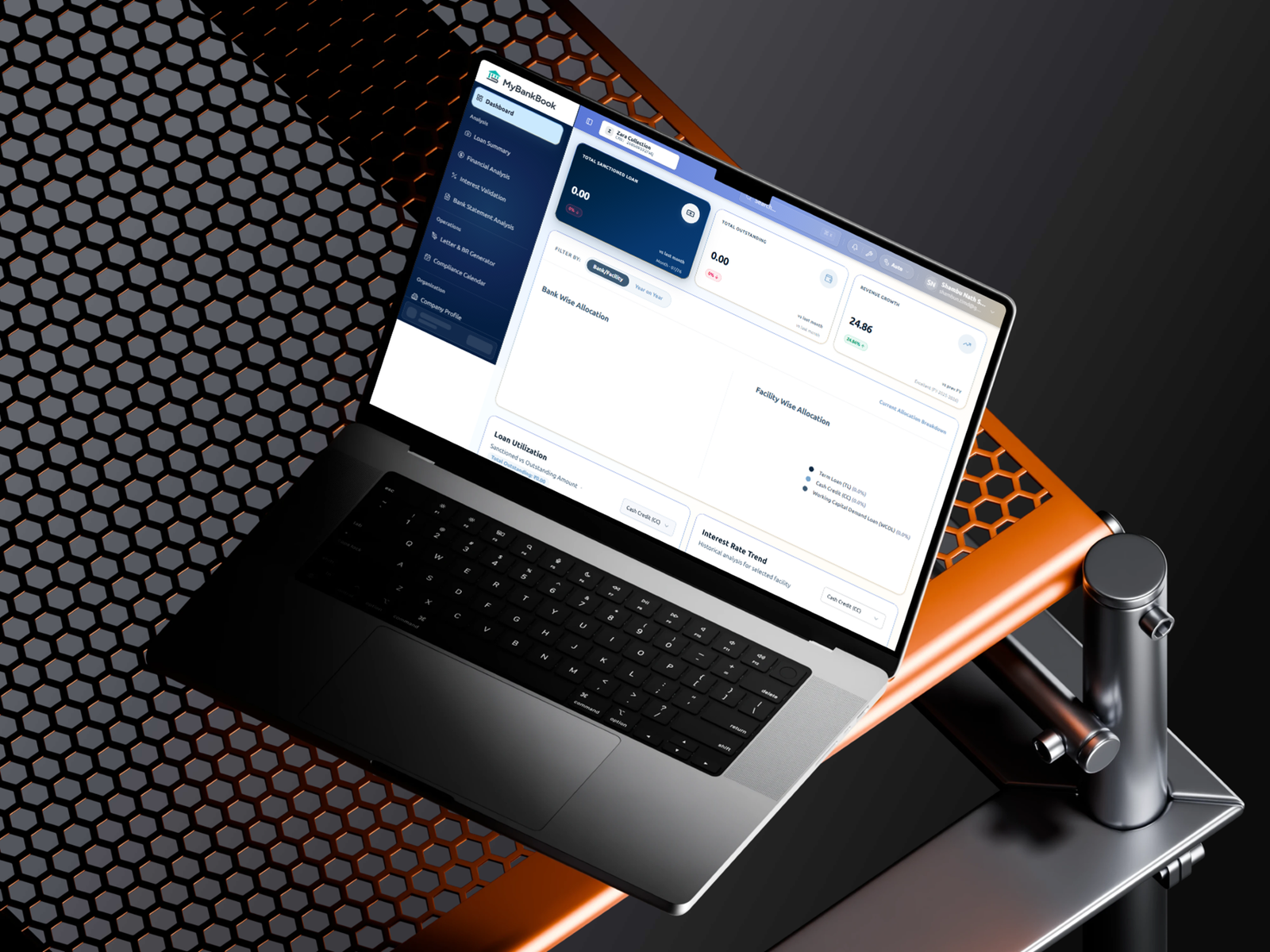 MyBankBook Workspace View